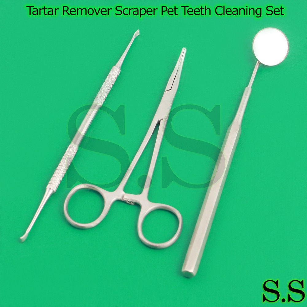 Dog Ear Hair Puller Forceps Tartar Remover Scraper Pet Teeth Cleaning
