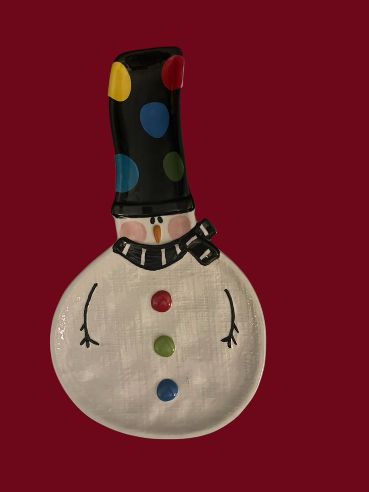 MUD PIE  2013 Let It Snow CHRISTMAS Platter 14”
