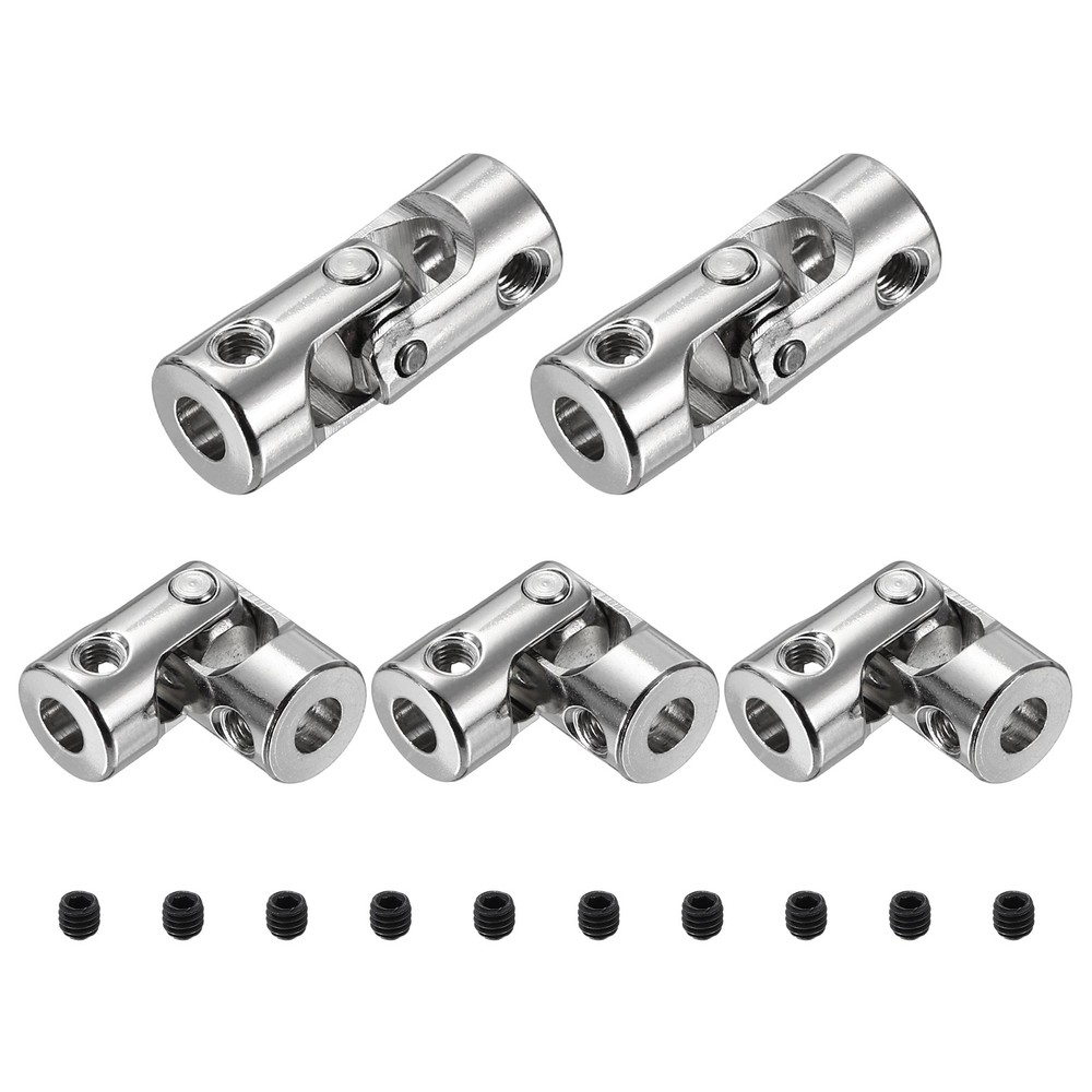5pcs Rotatable Joint, 3mm to 3mm Inner Dia Universal Joint