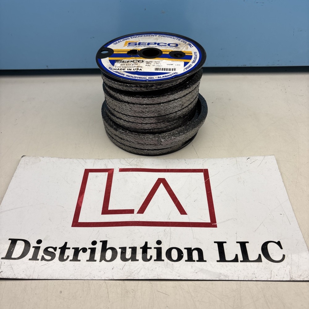 SEPCO ML2001P BRAIDED FLEXIBLE GRAPHITE PACKING T211900
