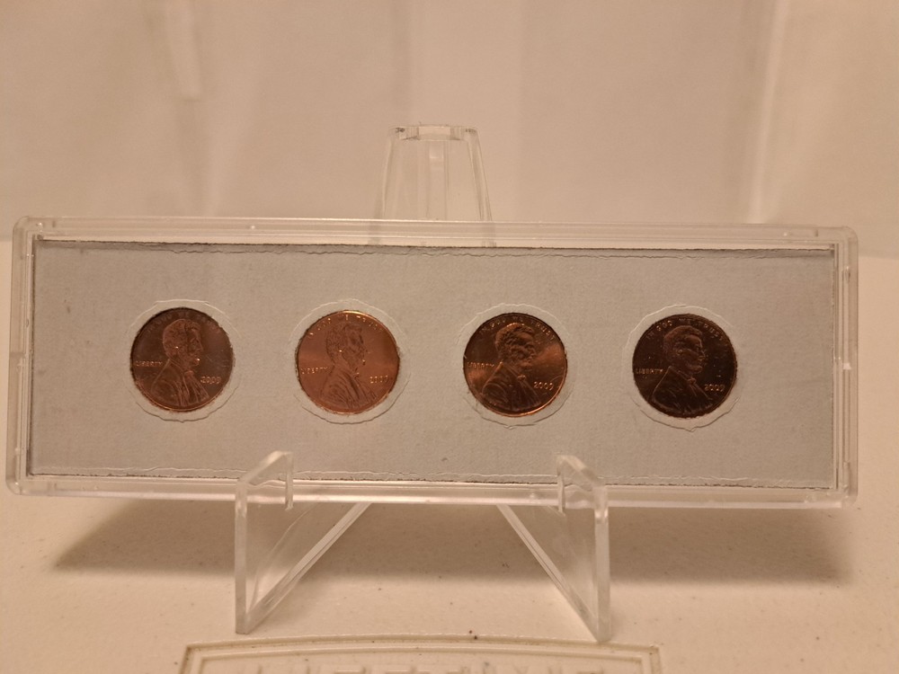 2009 Bicentennial Lincoln Cent 4-Coin Set | Uncirculated in a Case