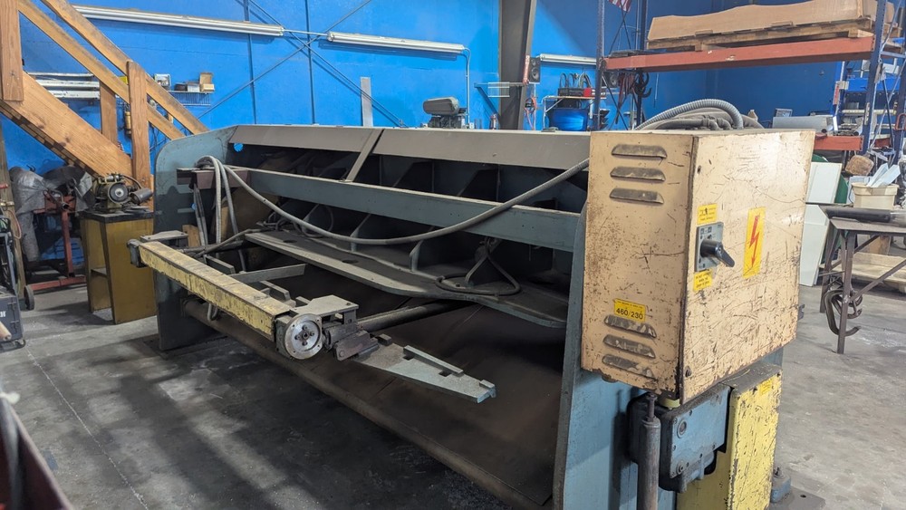 10' Amada shear 3/16" steel capacity