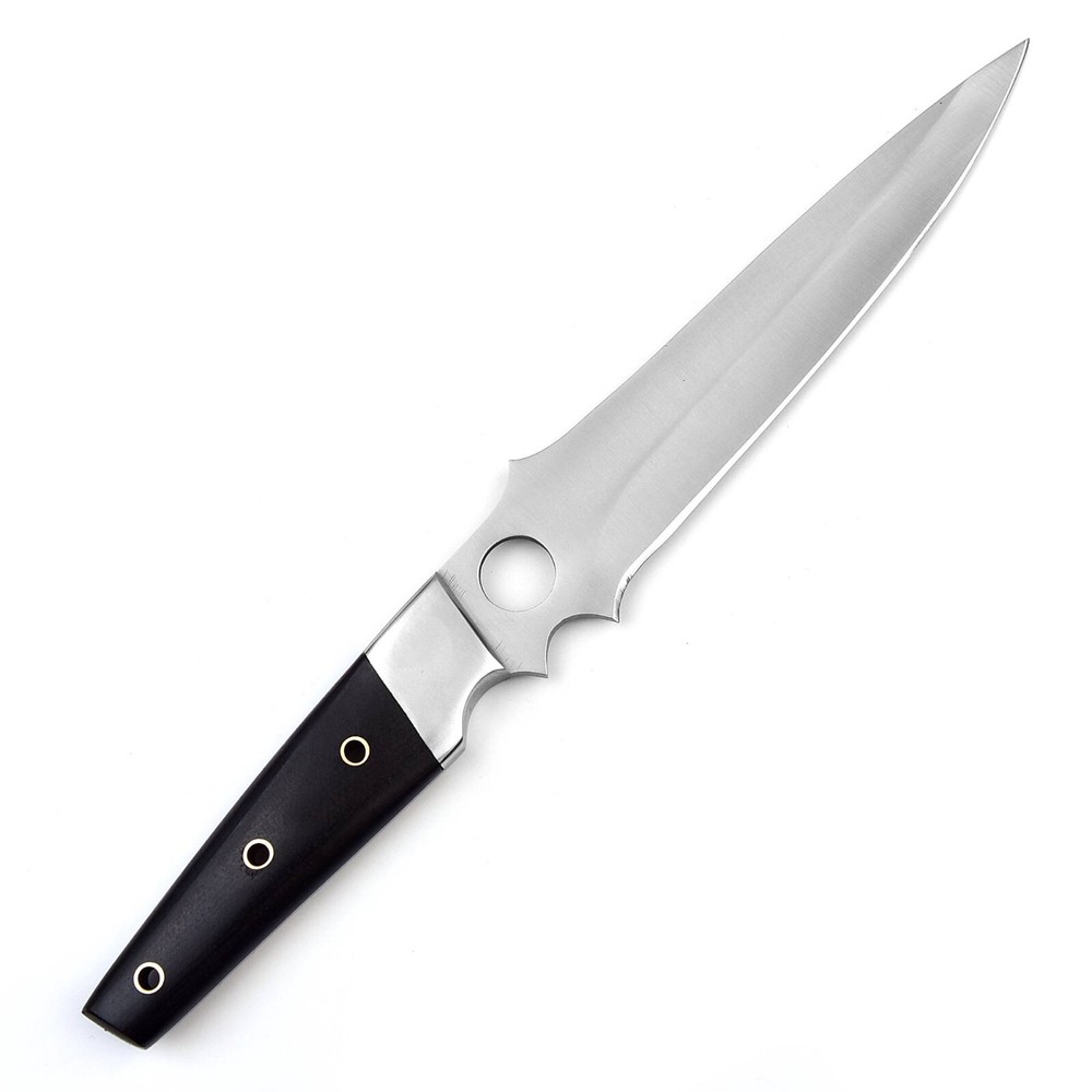 Handmade Sharp Bowie knife 13" Full Tang with leather sheath Multi-use