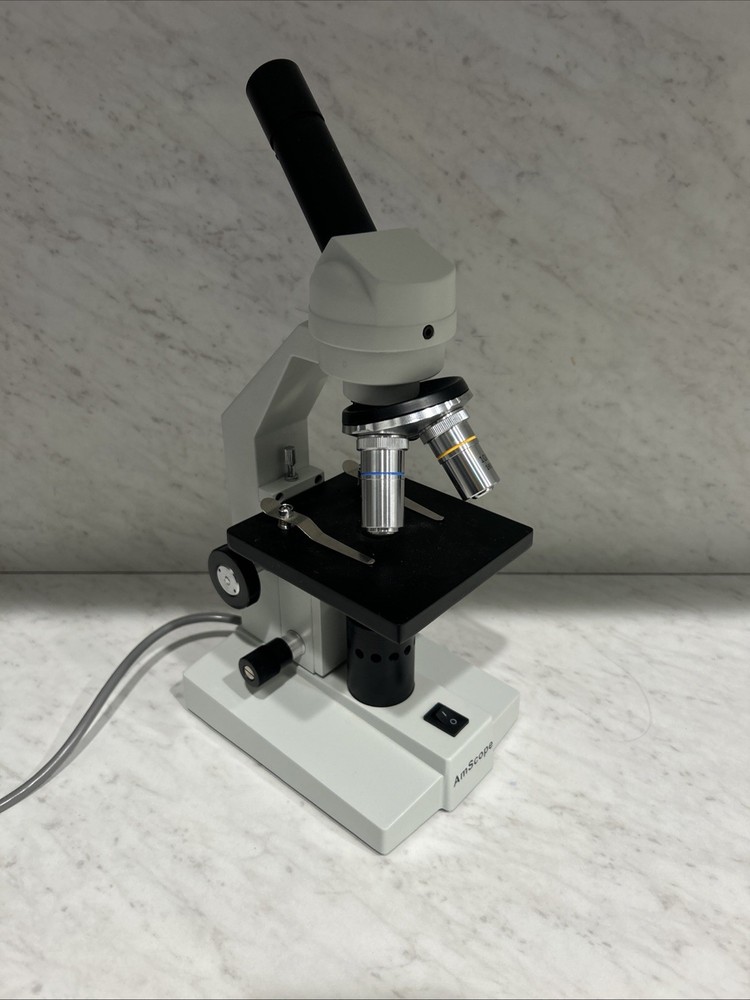 AmScope Microscope With WF10X Eyepiece Tested