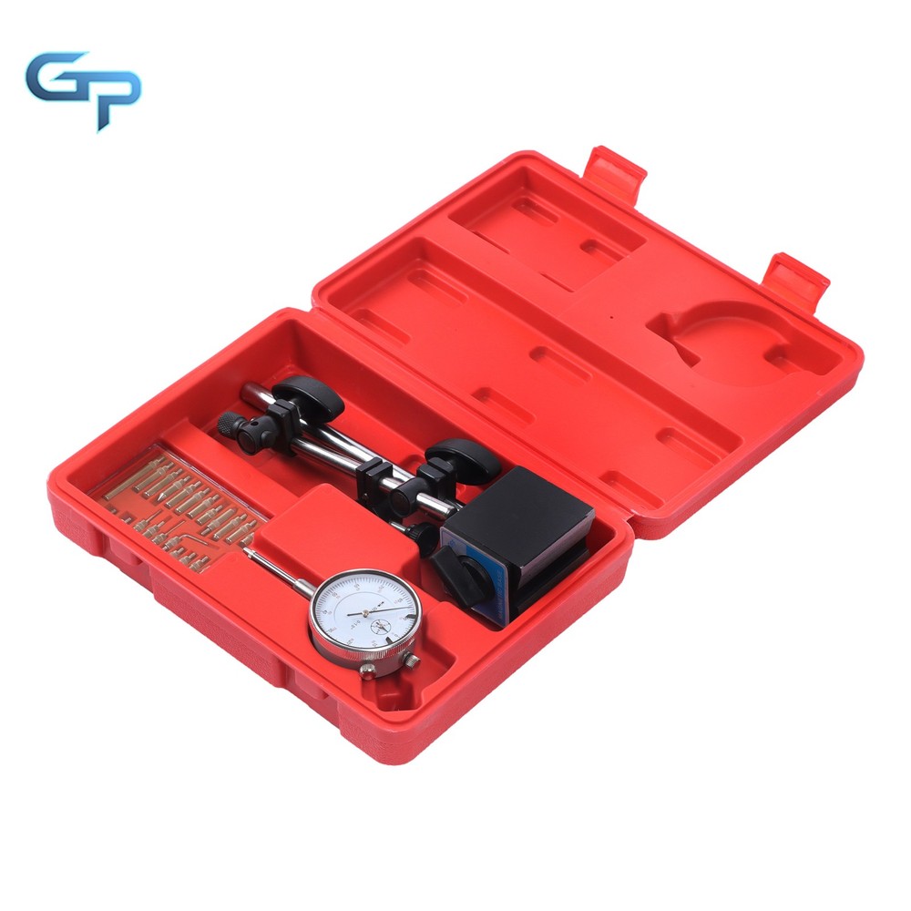 1 Inch Dial Indicator Kit w/ Magnetic Base & 22 Contact Points