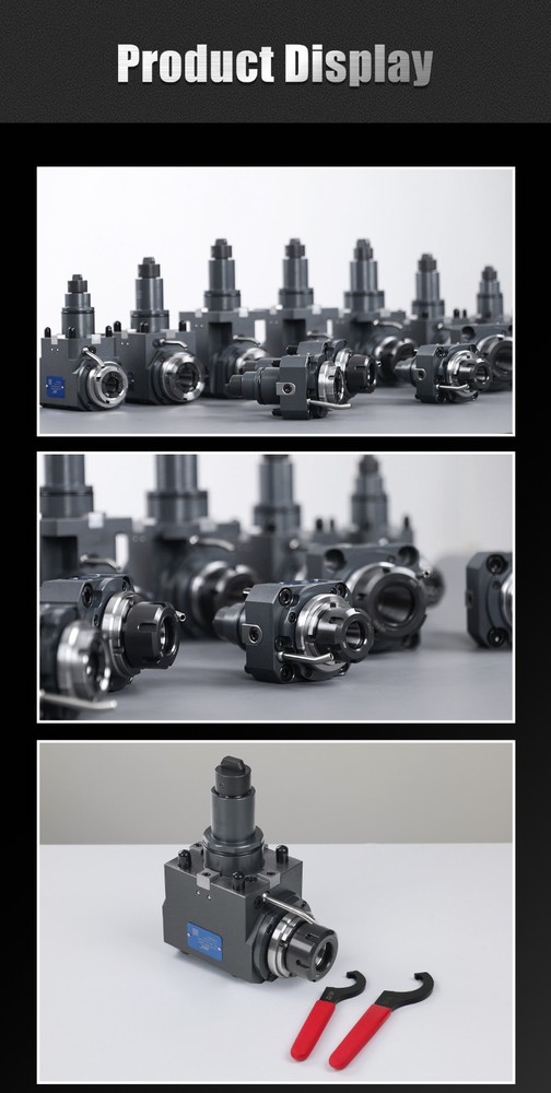 BMT40-0°-ER20 Live Tool Holder BMT Driven Tool Holder External Clamping