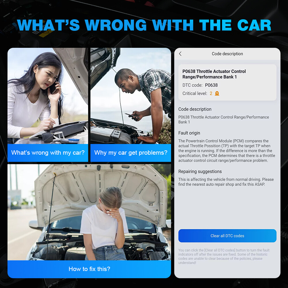 XTOOL AD20 Car OBD2 Scanner Diagnostic Tool Auto Engine Check Fault Code Reader