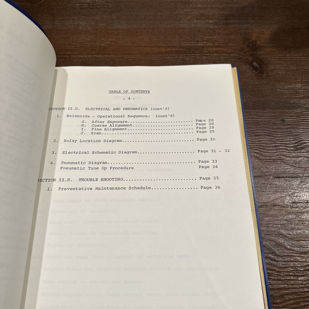 Kasper Model 17A Wafer Aligner Operating & Maintenance Manual