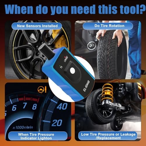 EL-50448 TPMS Relearn Tool with Battery, OEC-T5 TPMS Reset With Battery Blue