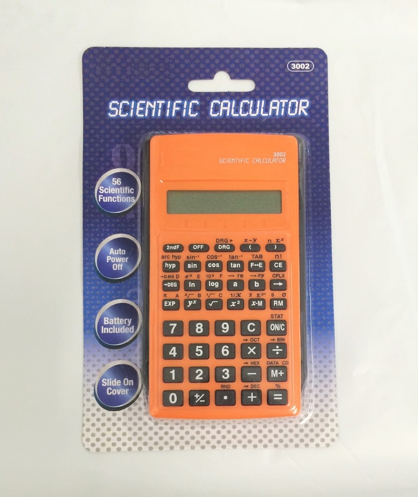 Scientific Calculator With Slide On Cover