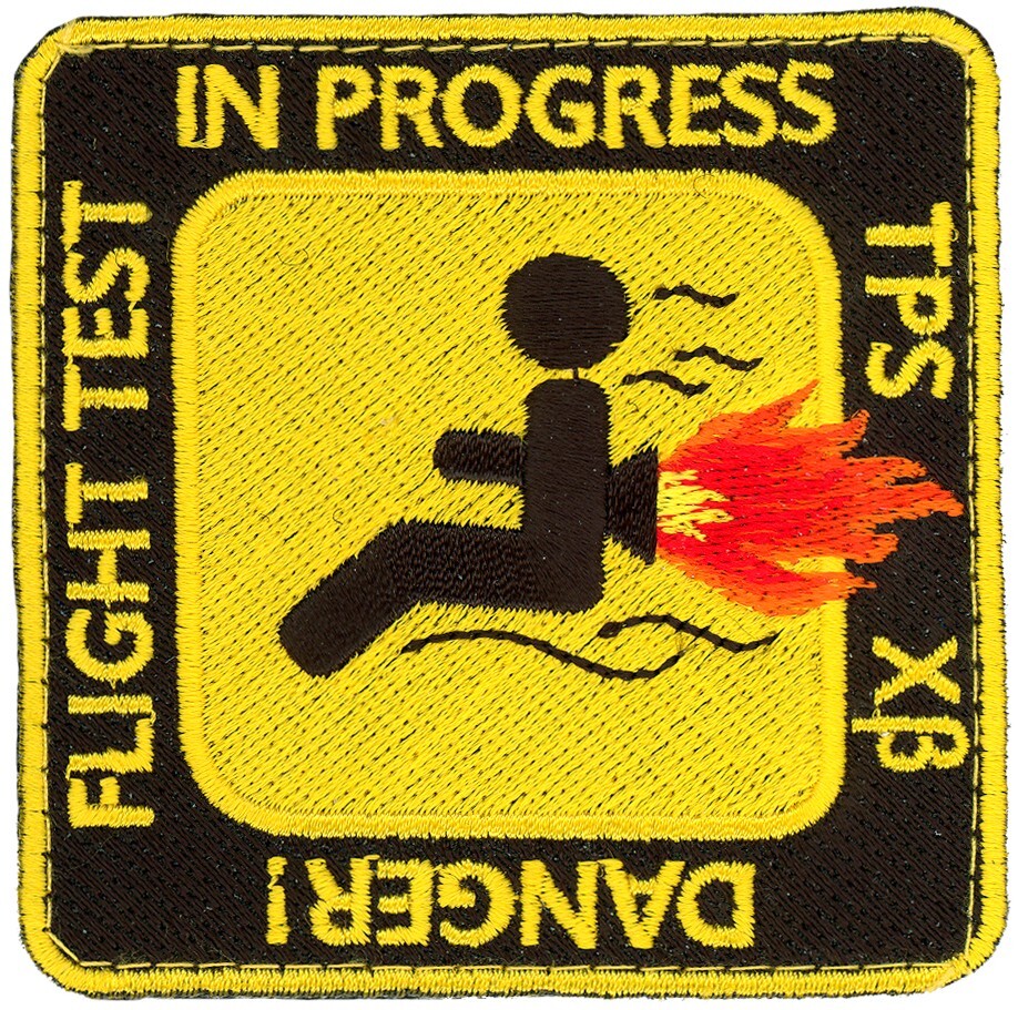 USAF TEST PILOT SCHOOL CLASS 2010 B  - DANGER FLIGHT TEST IN PROGRESS  - PATCH