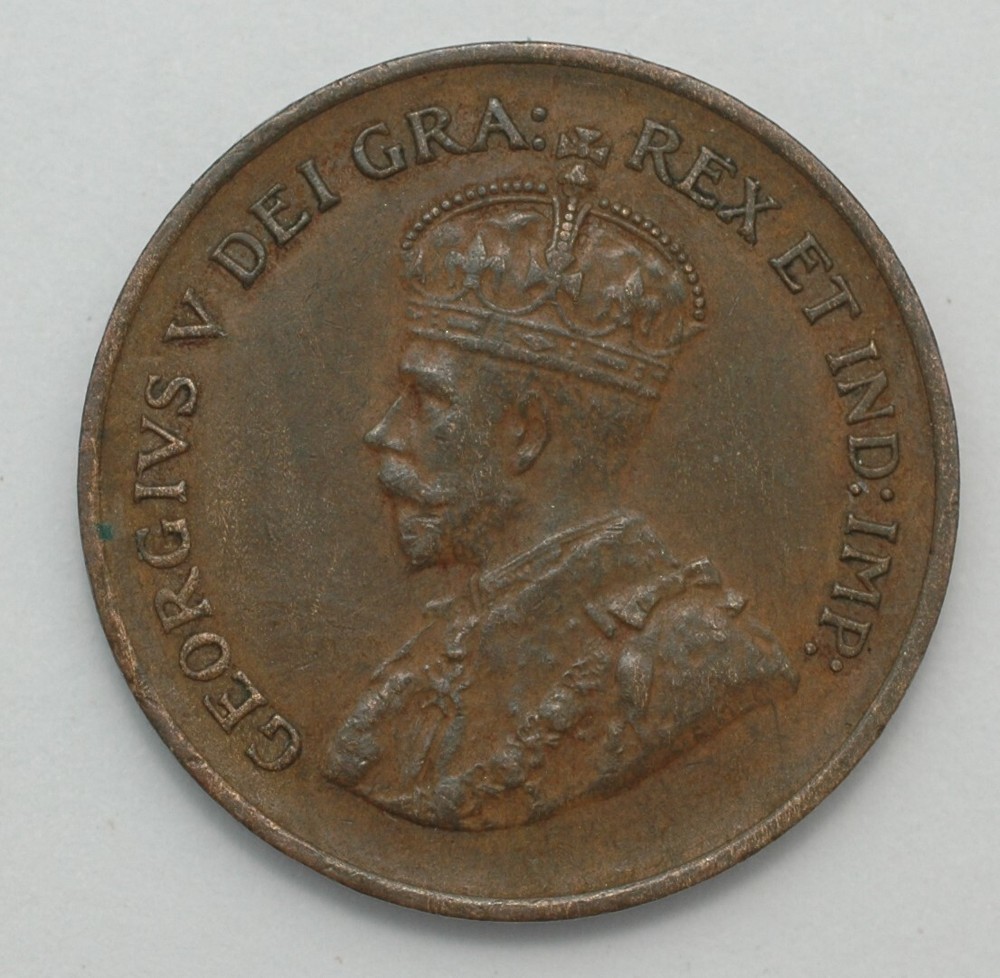 1932 Canada King George V cent high grade penny