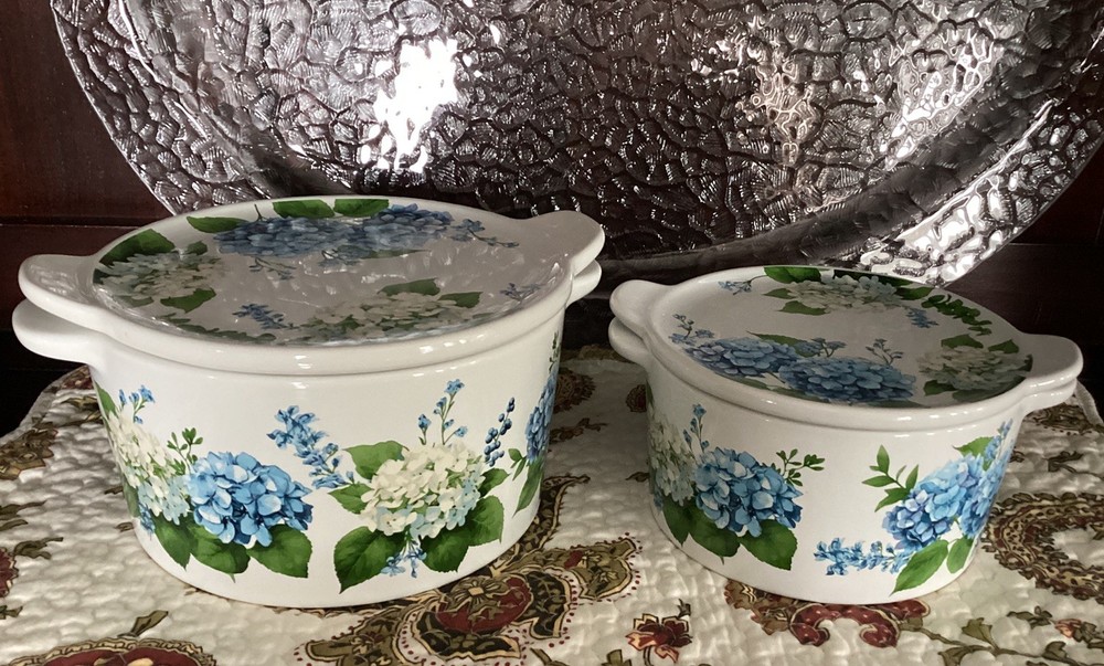 TEMP-TATIONS HYDRANGEA EASTER SPRING GORGEOUS PATTERN 🌱 🐣 HTF TEMPTATIONS