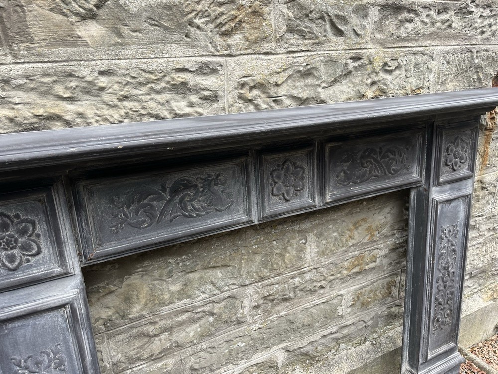 Victorian Slate Effect Fire Surround / Victorian Fire Surround