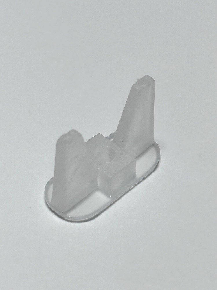Zmc Plastic End Cap For T-type Bottom Rail 20pc