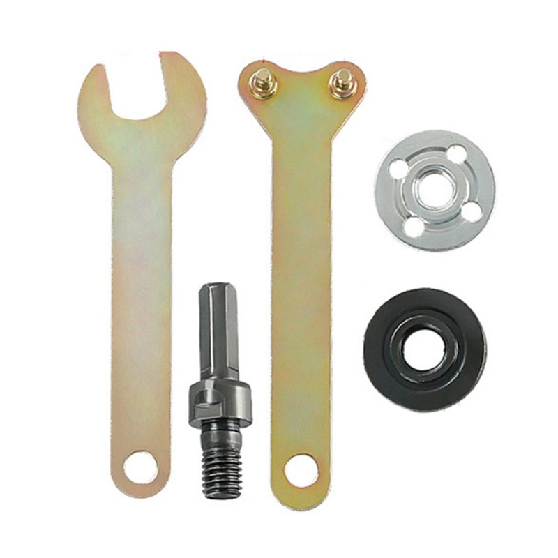 Multiple Use Drill Conversion Adapter with Attaching Cutting and Polishing Disc