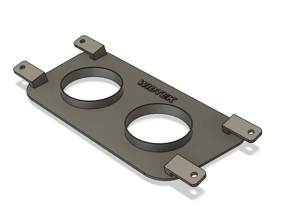 BMW E9x Bracket for two 52mm Gauges