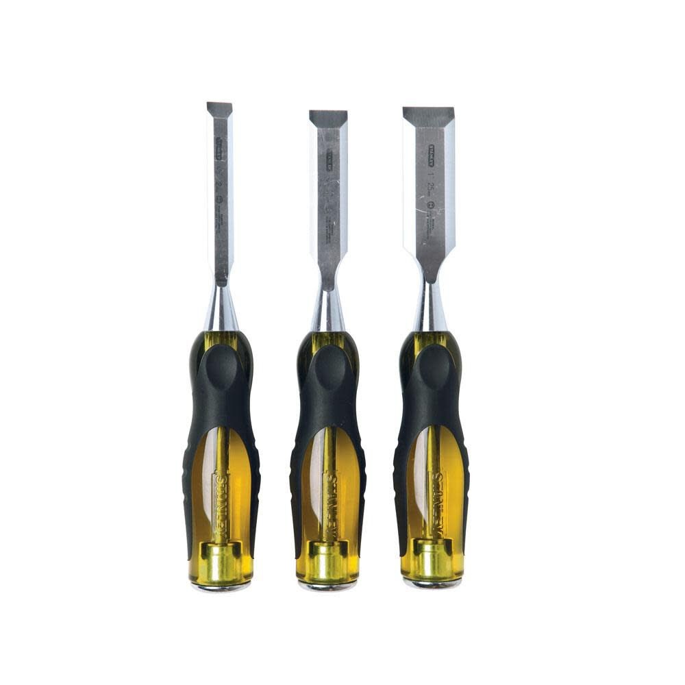 Stanley 3 Piece Fatmax Short Blade Chisel