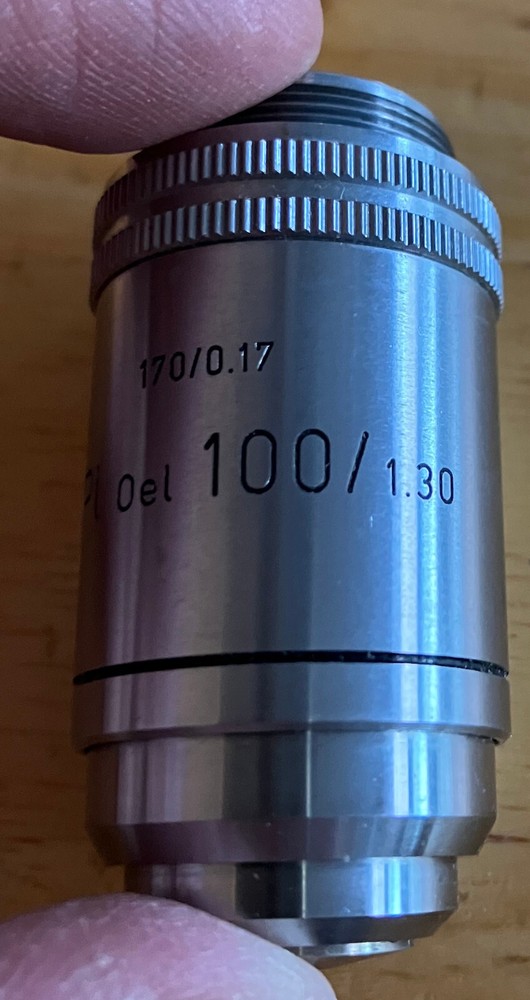 Leitz Microscope Objective NPL oel 100 / 1.30 (170/0.17)