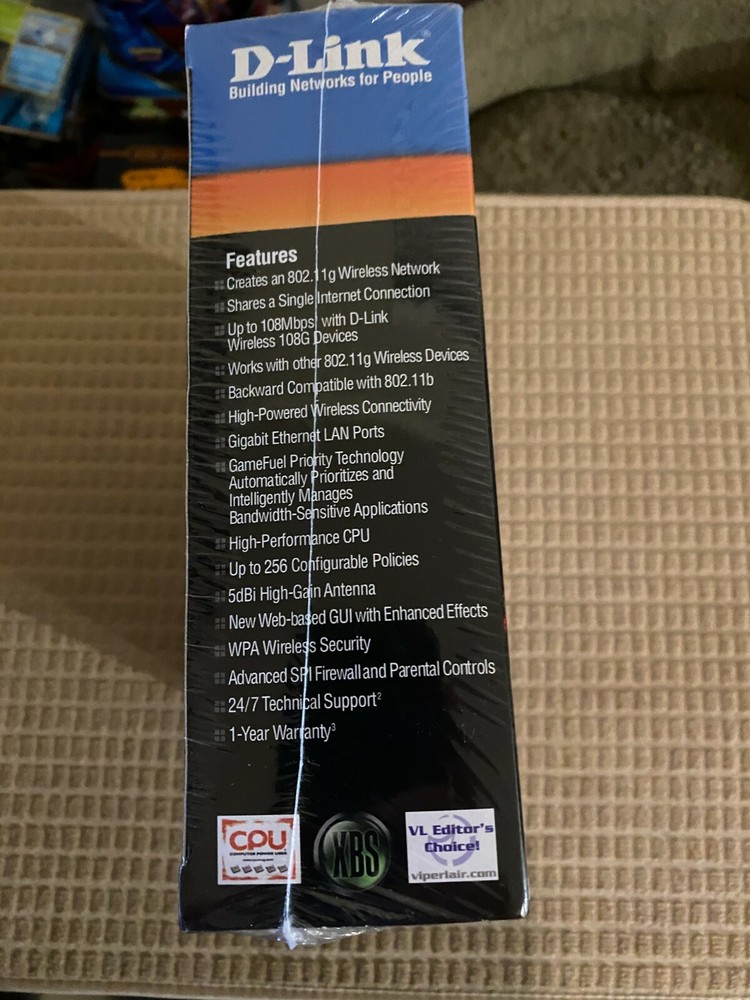 D-Link Wireless 108G Gaming Router (DGL-4300)+USB/PCI (006)