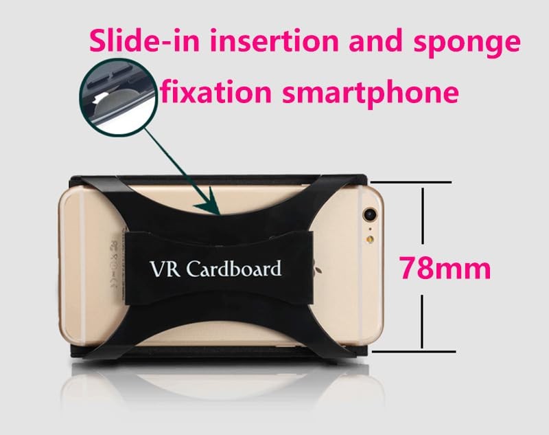 for Google Cardboard V2,VR Headsets Virtual Reality Glasses iPhone & Android