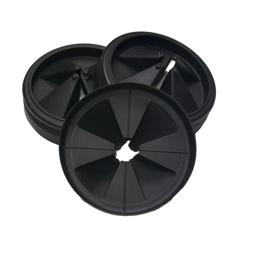 3pack InSinkErator QCB-AM Quiet Collar Sink Baffle Garbage Disposal Splash Guard