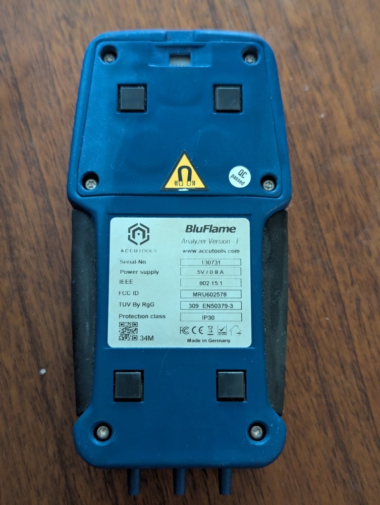 Accutools BluFlame Combustion Analyzer kit NICE!