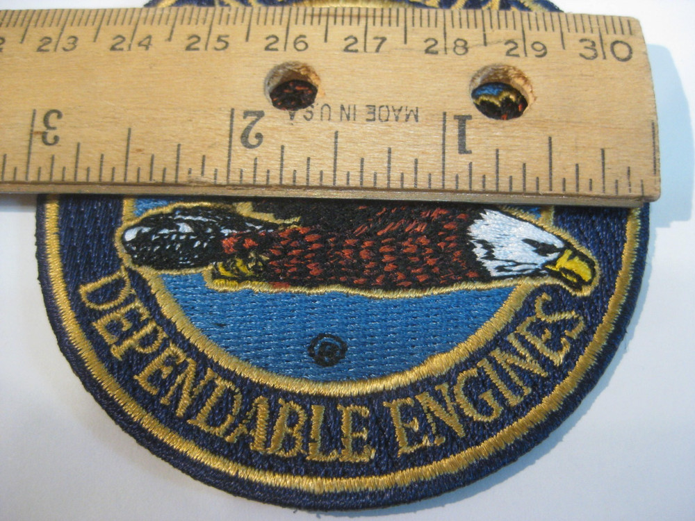 Original Pratt & Whitney Dependable Engines Eagle Patch Brand New