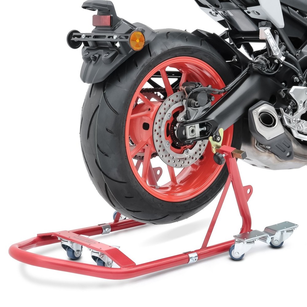 Motorcycle Paddock Stand Set Rear and Front MR1 Dolly Mover