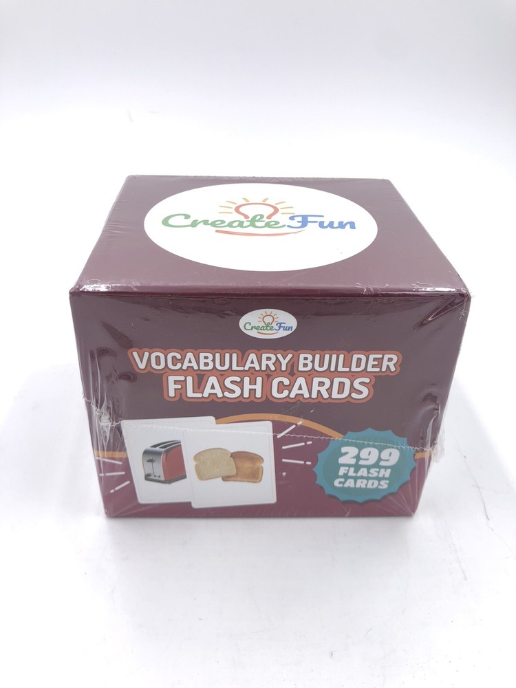 CreateFun Vocabulary Builder Bundle | Speech Therapy Flash Cards | Adults & Kids