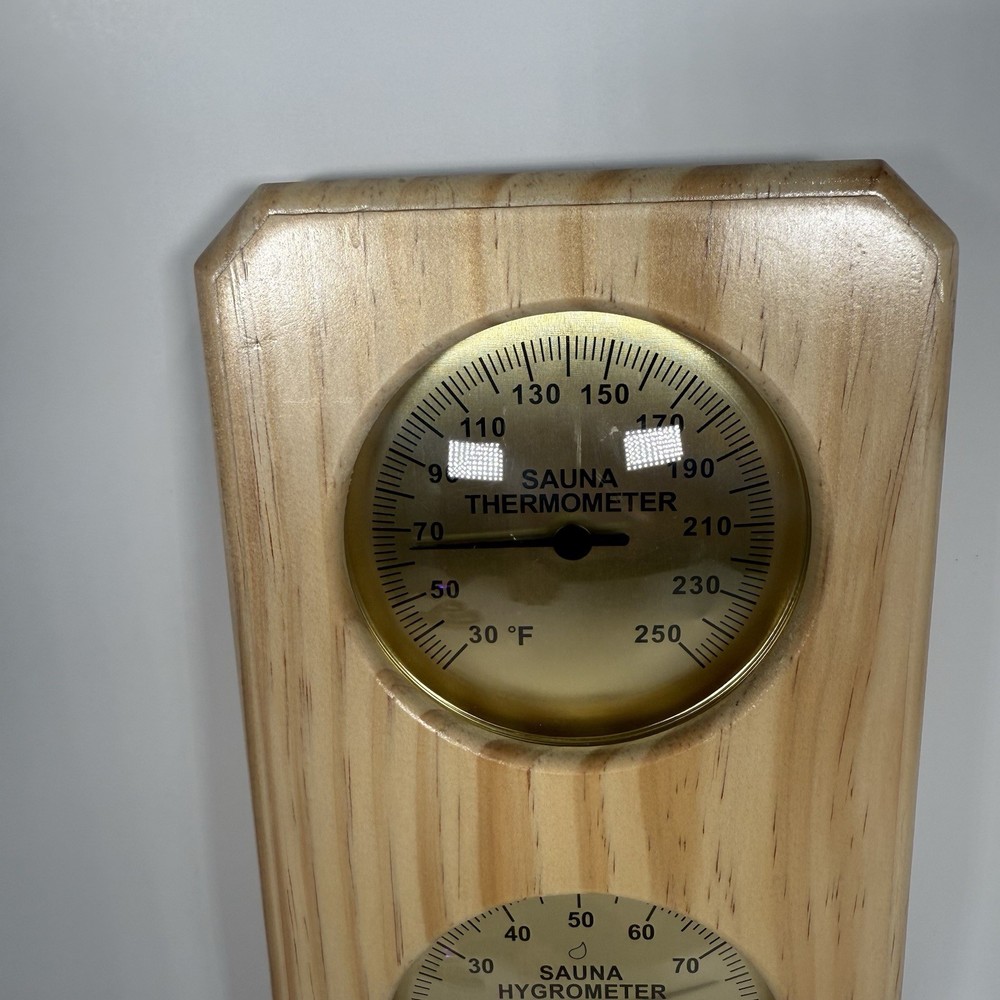 Sauna Thermometer/Hygrometer - Vertical