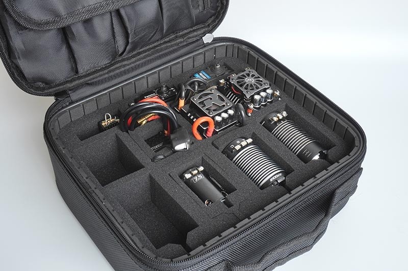 Koswork 32418 - Hard Frame Electronics Bag w/ Foam Insert, Motors, ESCs, Servos