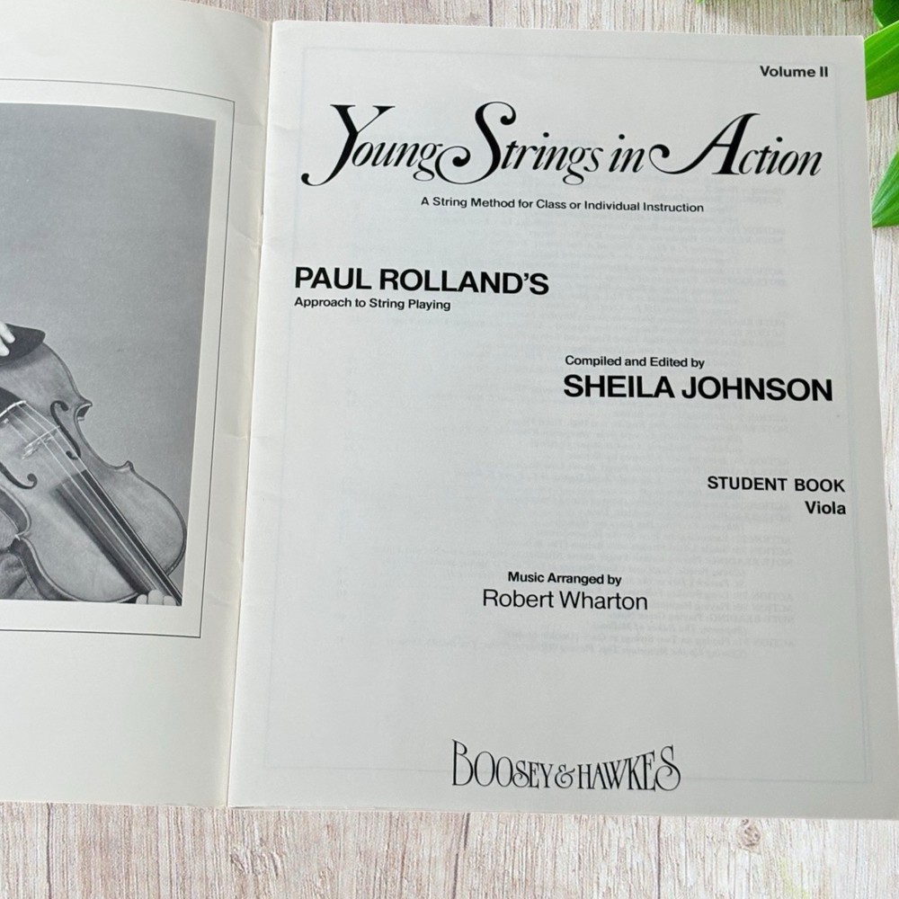 Young Strings In Action, Paul Rolland's Approach, Volume II, Viola