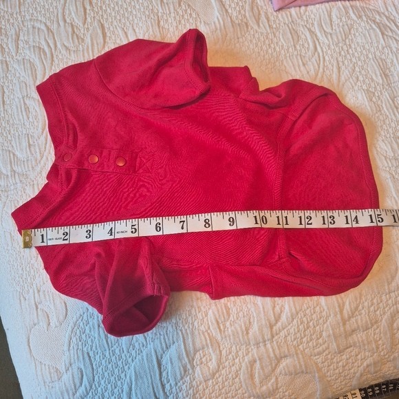 Pajamagram red size Medium jersey pajama shirt EUC