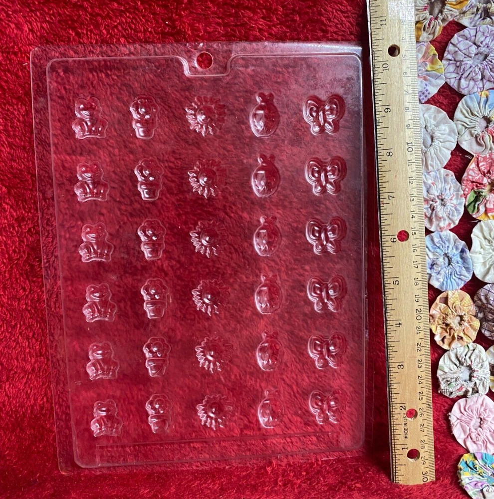 Sun Ladybug Flower Frog Chocolate Mold
