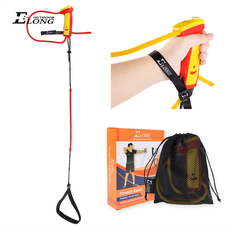 Archery Bow Trainer Draw Training Aid Device Strength Stretch Band Exerciser NEW
