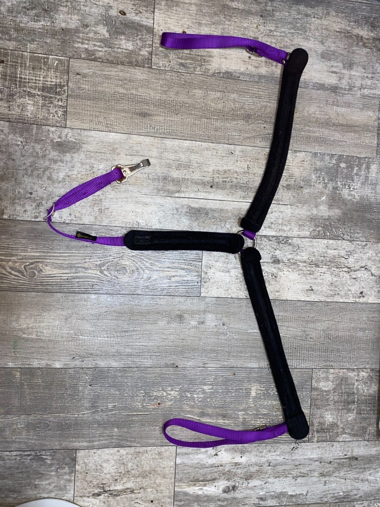 TRIPLE E PURPLE WITH FELT BACK WESTERN BREAST COLLAR