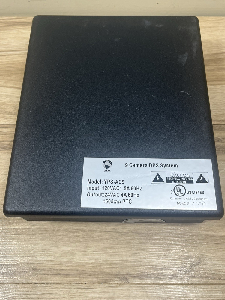 UPG MODEL YPS-AC9 CCTV 9-Camera Power Supply-NEW