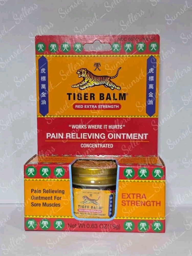 Tiger Balm (Red Extra Strength) Ointment 18g