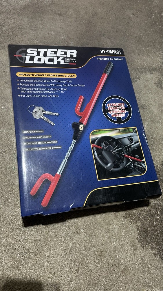 Steer Lock Anti-Theft Auto Lock