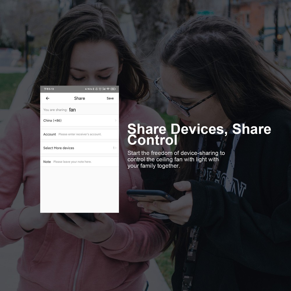 SONOFF IFan04-L WiFi Smart Ceiling Fan Switch Light Controller RF Remote Control