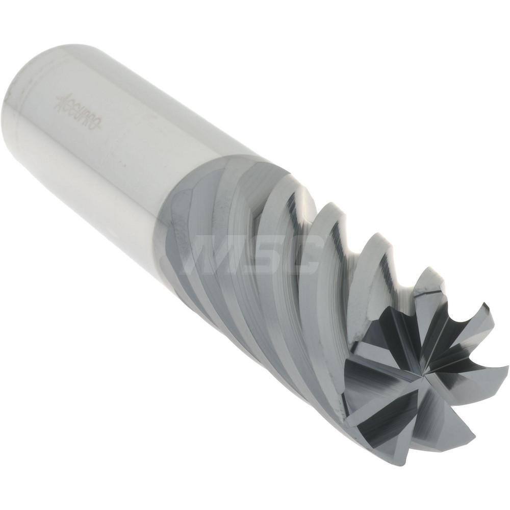 Accupro 3/4" Diam 7 Flute Single End Solid Carbide 0.03" Corner Radius End Mi...