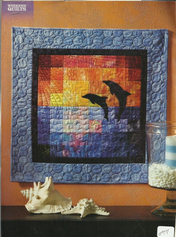 B0349 SUNSET FROLIC WALLHANGING QUILT PATTERN/INSTRUCTIONS