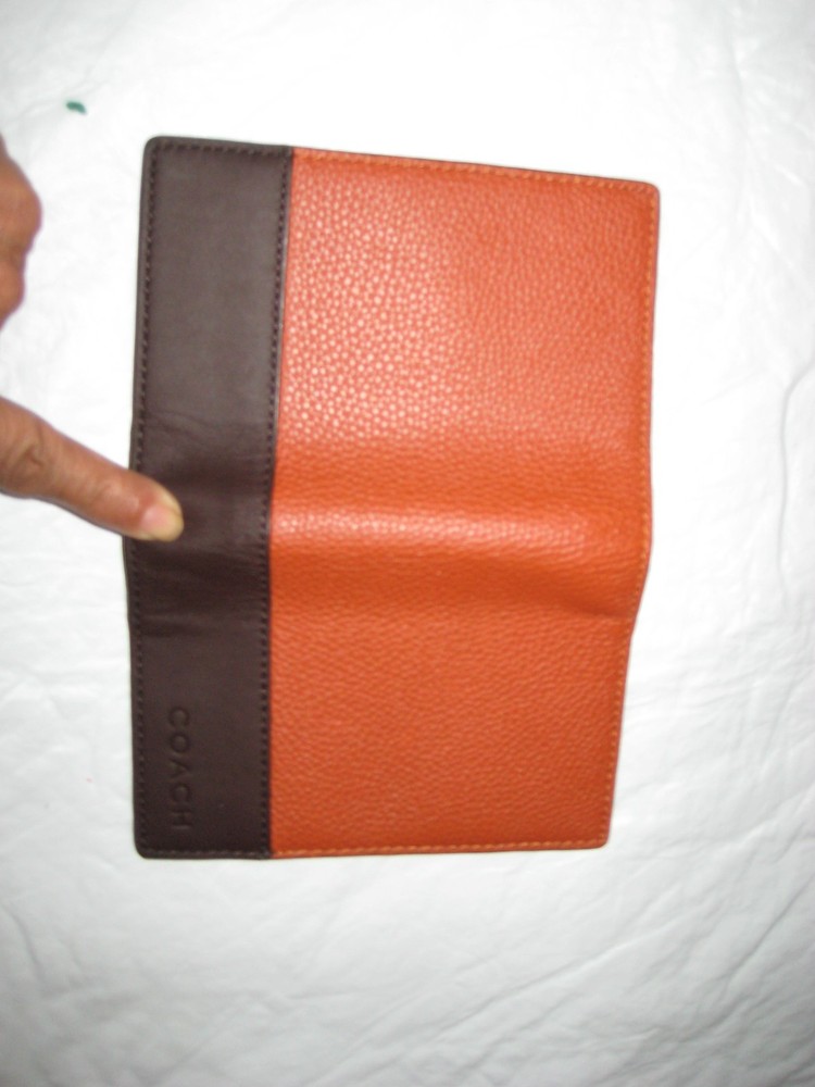 COACH PASSPORT CASE NWOT