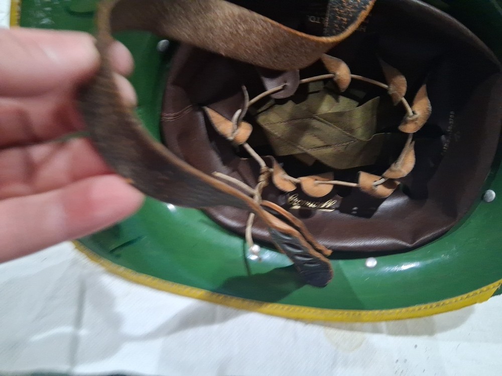 Vintage British Fire Helmet