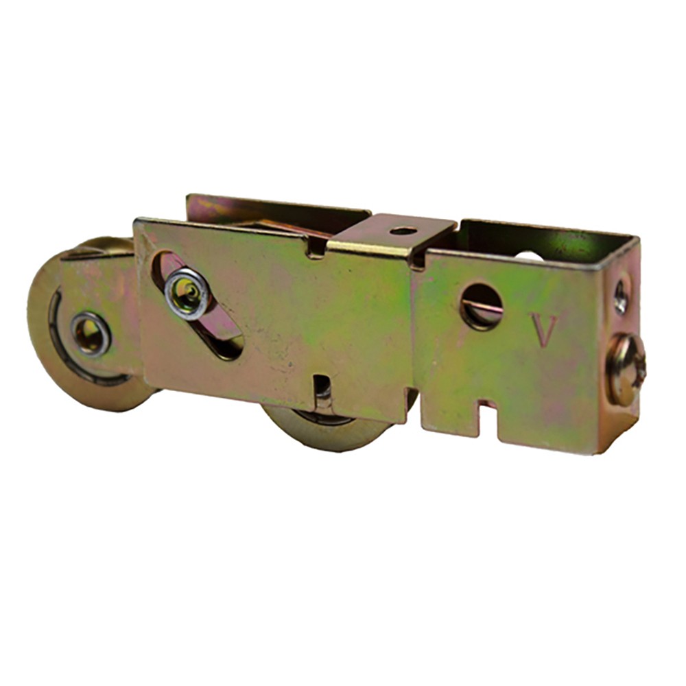 Door Roller For Vinyl Sliding Doors Two Wheel Roller With Plain Back