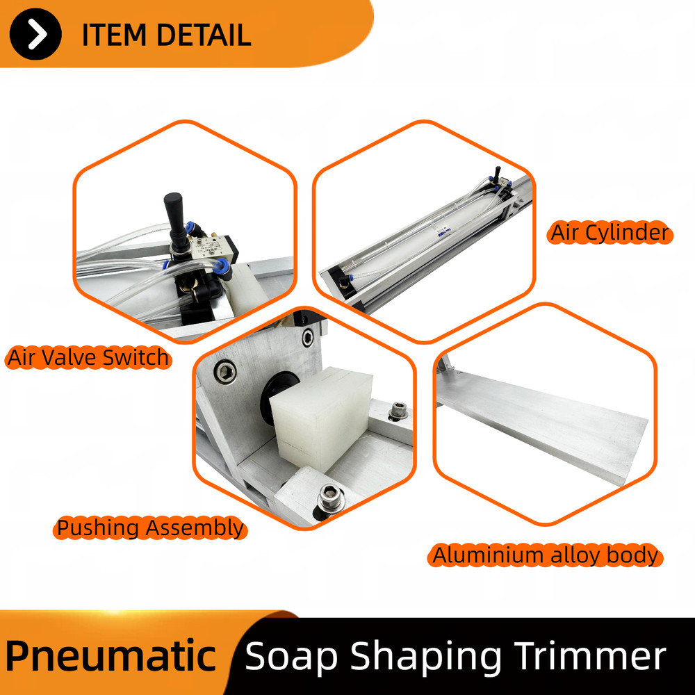 Pneumatic Soap Shaping Machine Custom Mold Replaceable Soap Manufacturing Tool