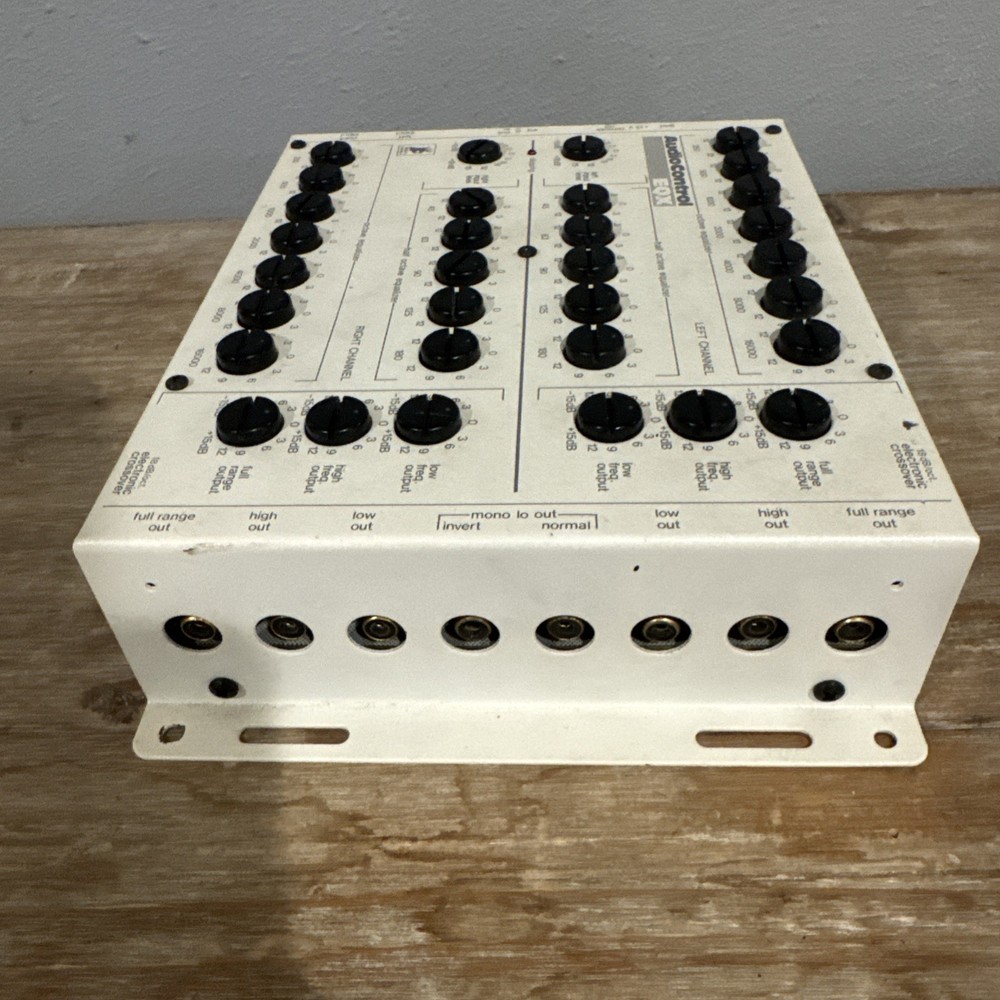 Audio Control EQX (1ST GEN) 1/2 & 1 Octave Auto Equalizer Electronic Crossover