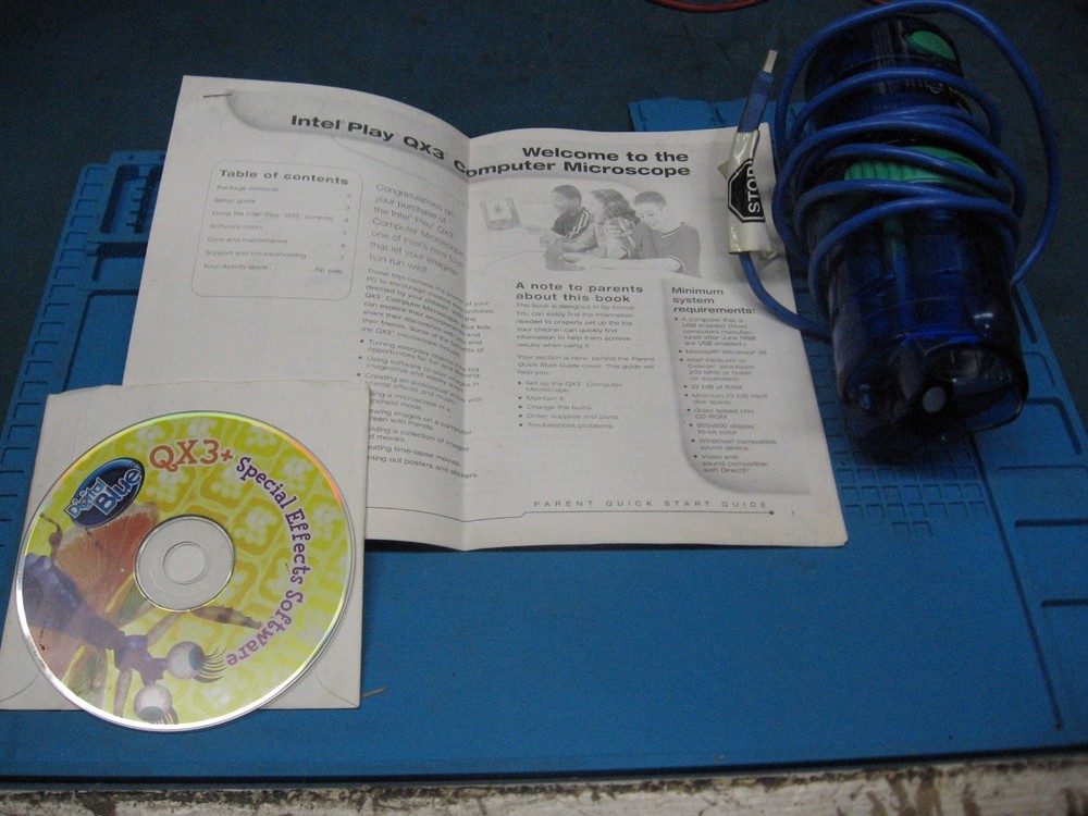 Intel Play QX3 Computer Microscope - No Base