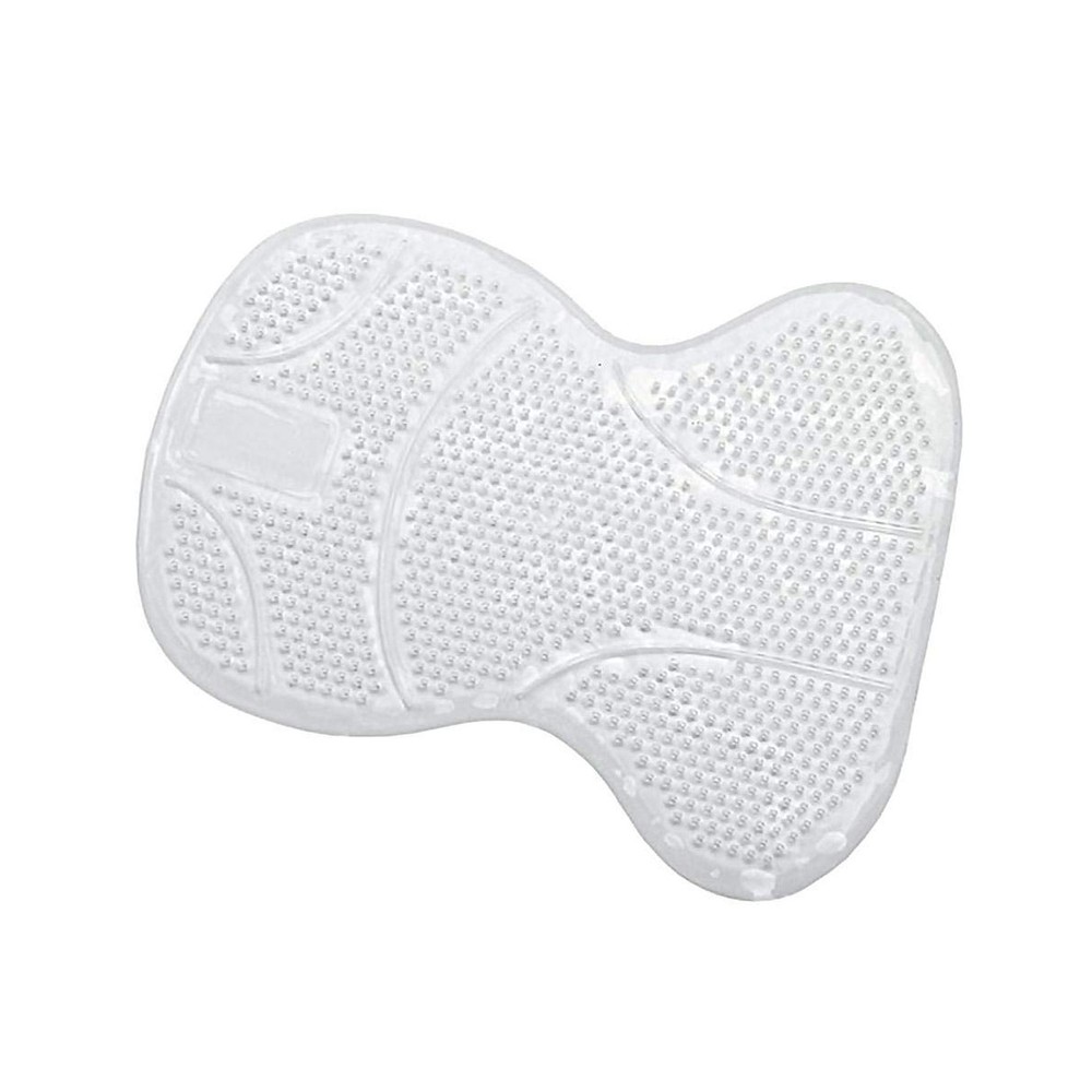 Ovation Perforated Silicon Anti-slip Half White Saddle Pad
